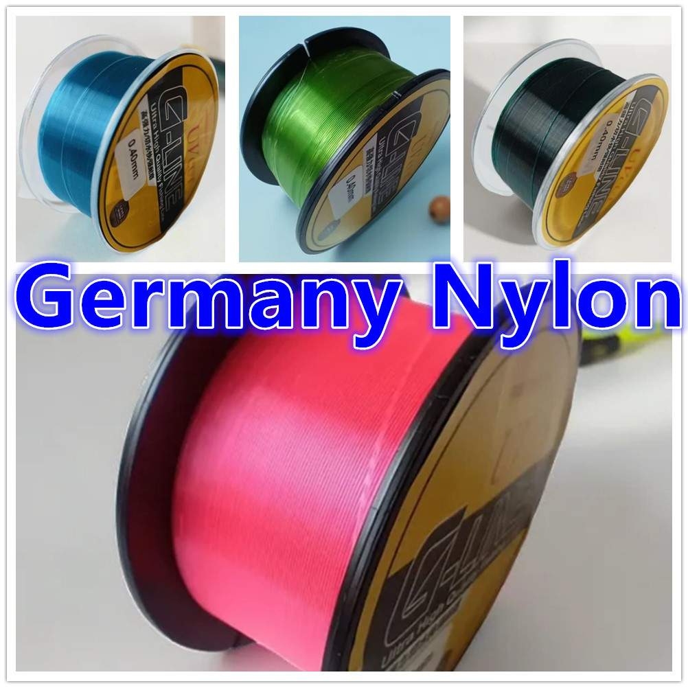 Fishing Equipment Germany - สายเอ็นตกปลาไนลอนเยอรมันสีใส 220 เมตร สำหรับตกปลาทะเล ตกปลาน้ำจืด อุปกรณ์ตกปลา