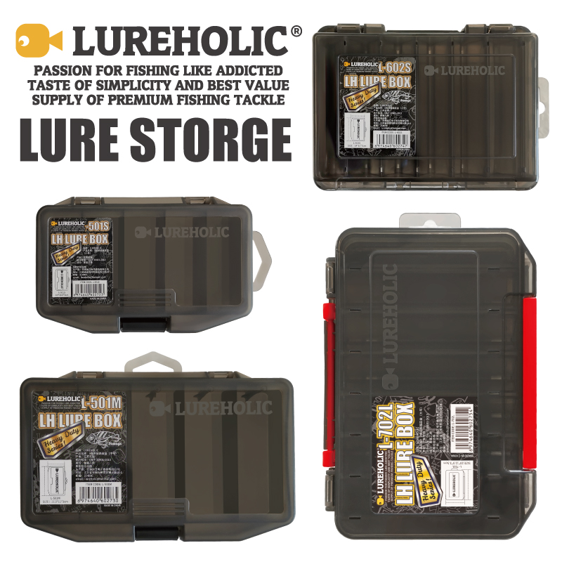 Soft Plastic Lure - LUREHOLIC Lure กล่อง FishingTackle เก็บ Hard