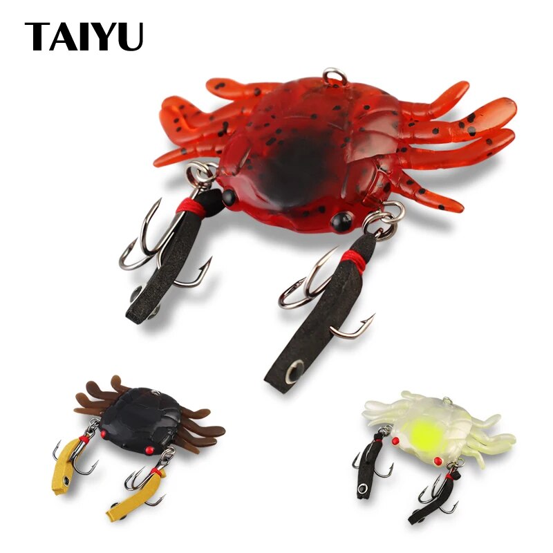 Soft Plastic Lure - Taiyu Bionic เหยื่อล่อปลาปู6g 13g เหยื่อปลอมซิลิโคนนิ่มสำหรับตกปลาปลาหมึกปลาหมึกเหยื่อตกปลาทะเล