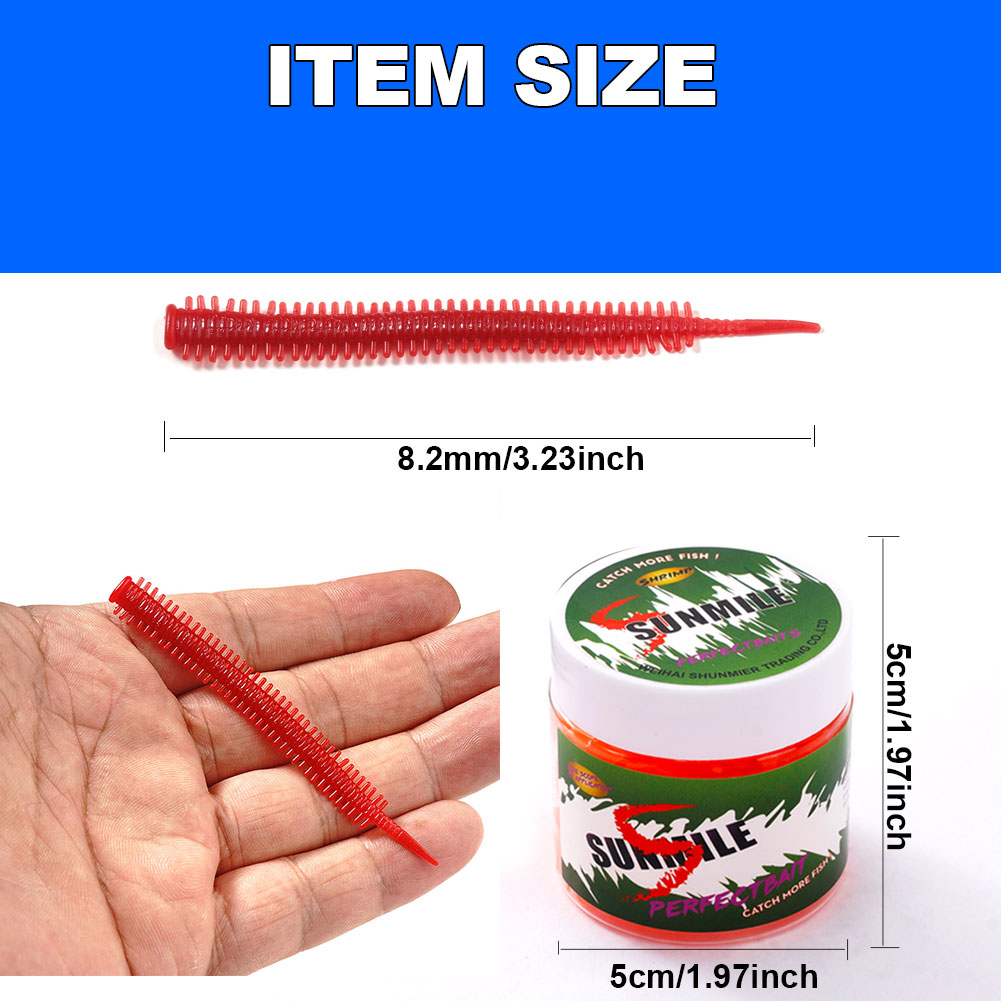 SUNMILE เหยื่อหนอนทราย 10 ชิ้น - Soft Plastic Lure บทวิจารณ์และราคา