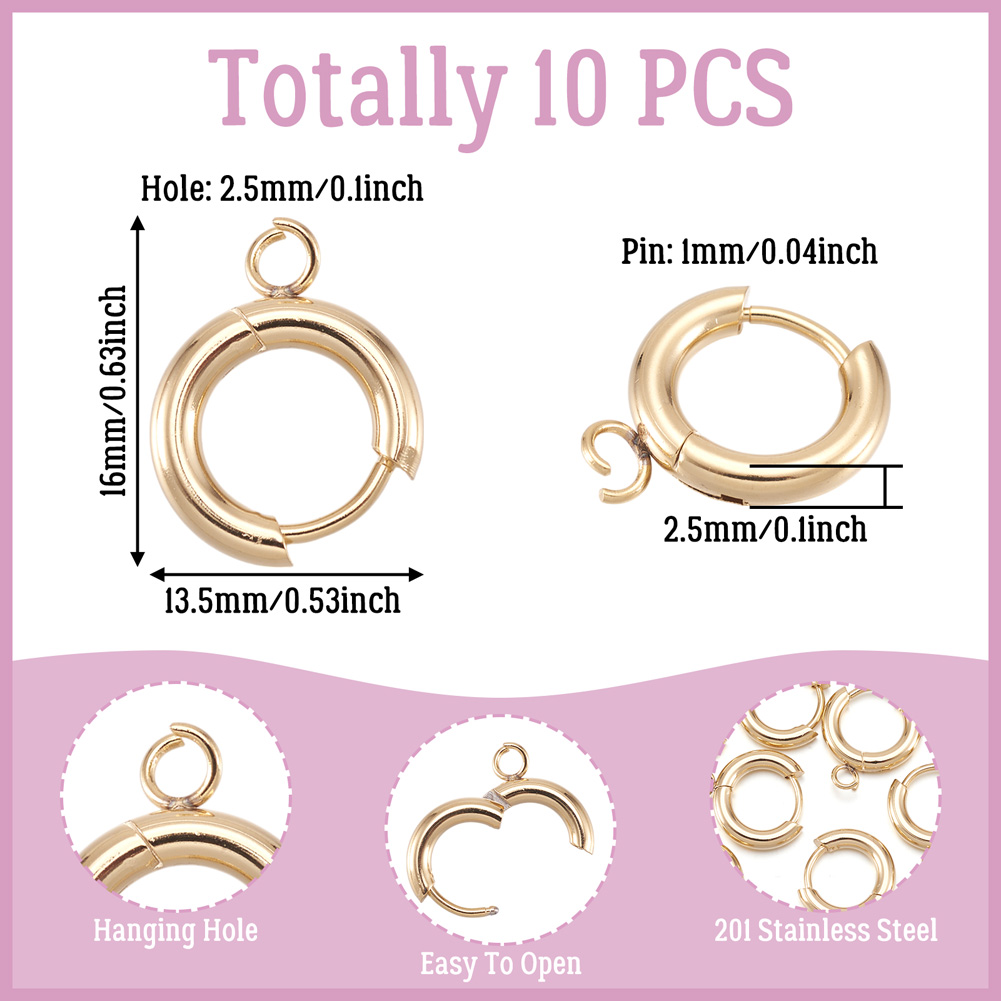 ตะขอเกี่ยวต่างหูสแตนเลส 201 จำ - Circle Hook Set บทวิจารณ์และราคา