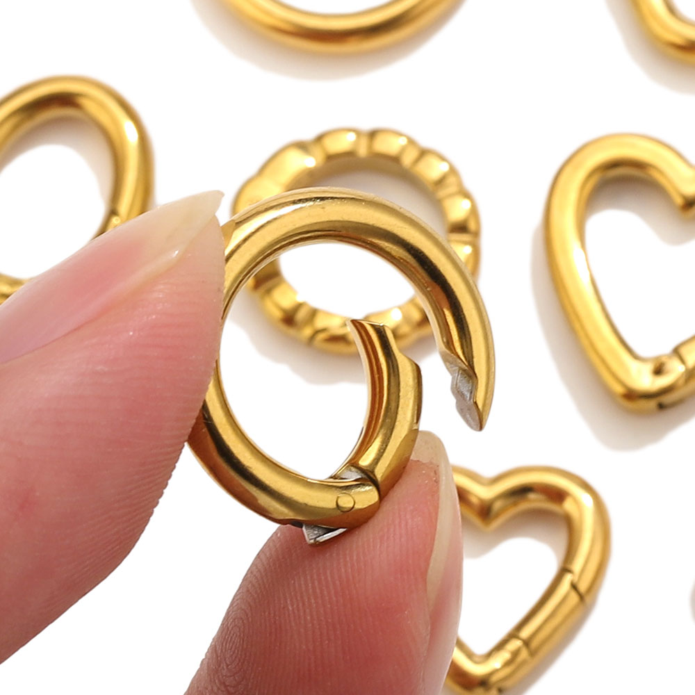 ตัวล็อคสปริงรูปหัวใจกลมสแตนเลส - Circle Hook Set บทวิจารณ์และราคา